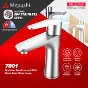 Mitsushi Stainless Steel Basin Mixer Faucet