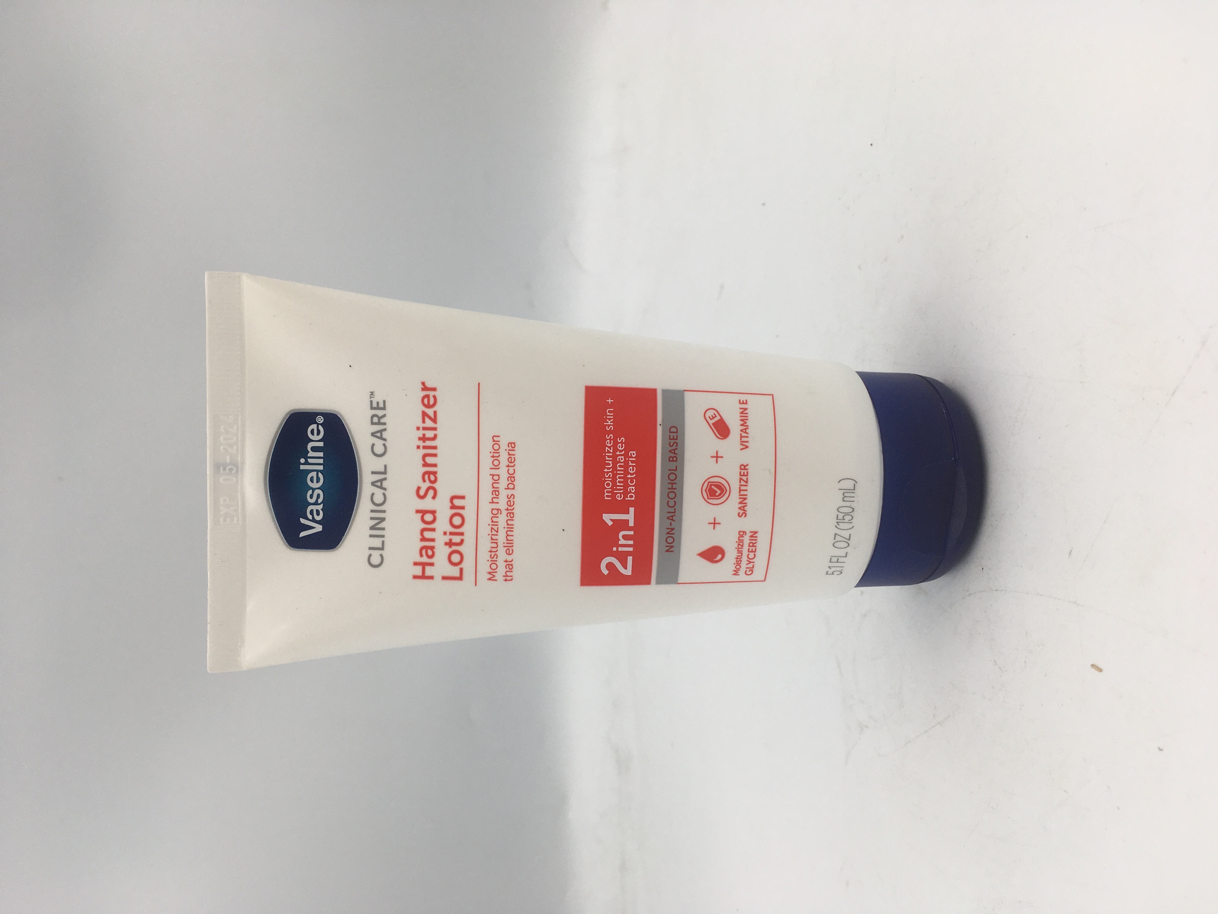 Vaseline Clinical Care Hand Sanitizer Lotion 2in1 5.1floz (150ml