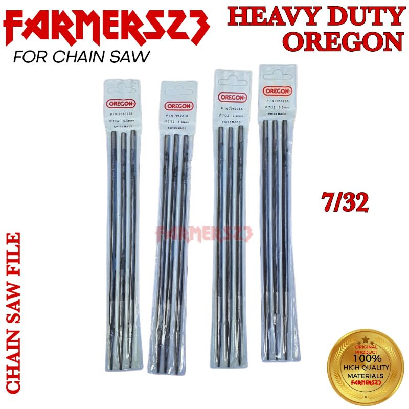 Per Piece Chain Saw File 3/16x8, Chain Saw File 7/32x8 Oregon Kikil