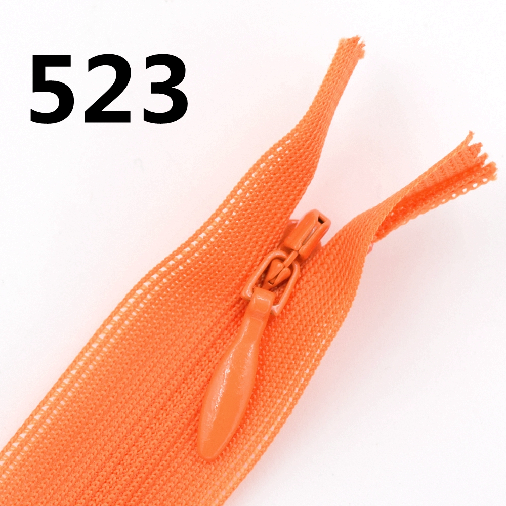 YKK2 silk invisible zipper closed locked skirt pillow zipper dress back