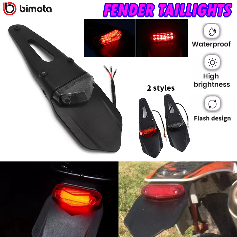 Bimota Motorcycle LED Mudguard Tail Lights Motorcycle Motocross