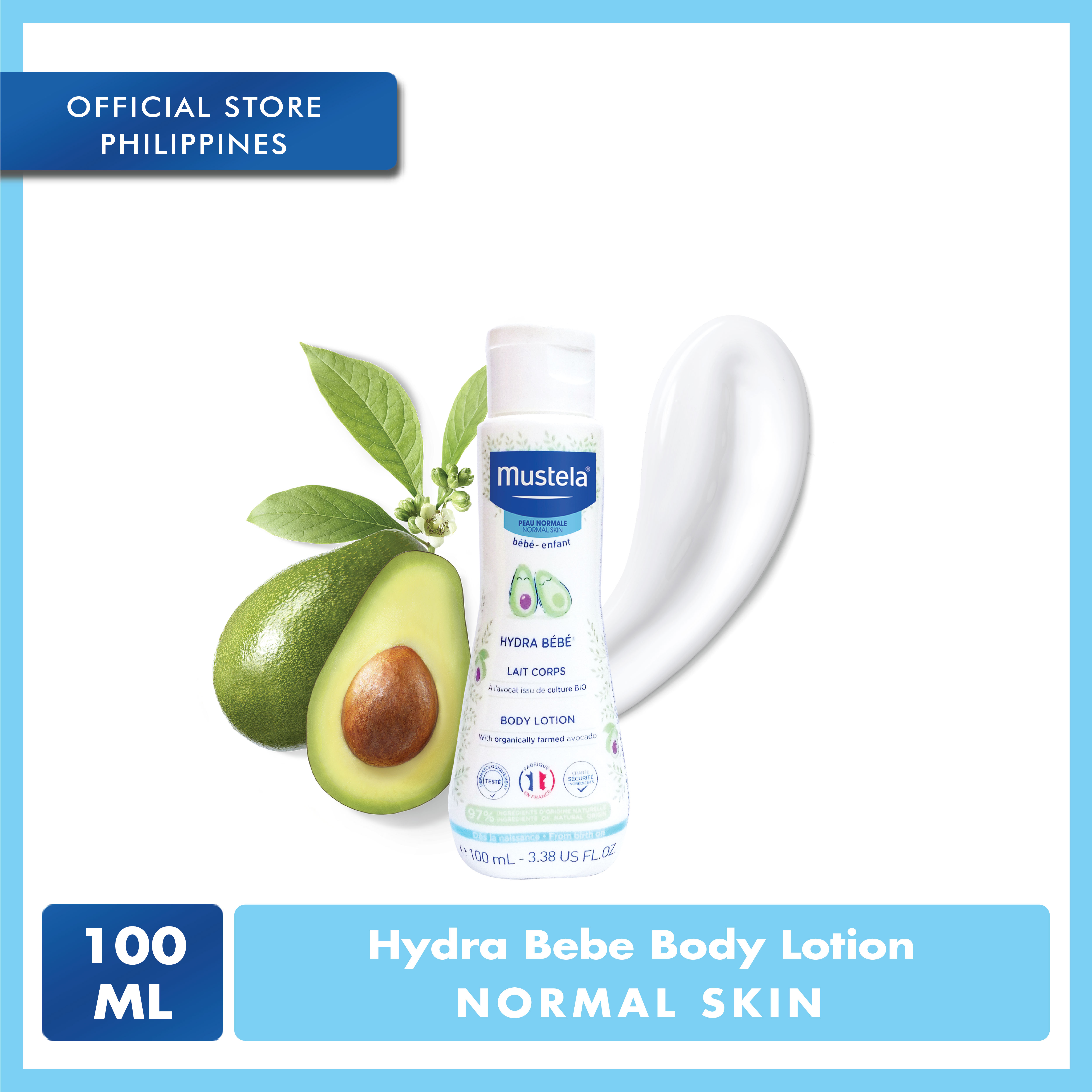 mustela hydra bebe body lotion 100ml