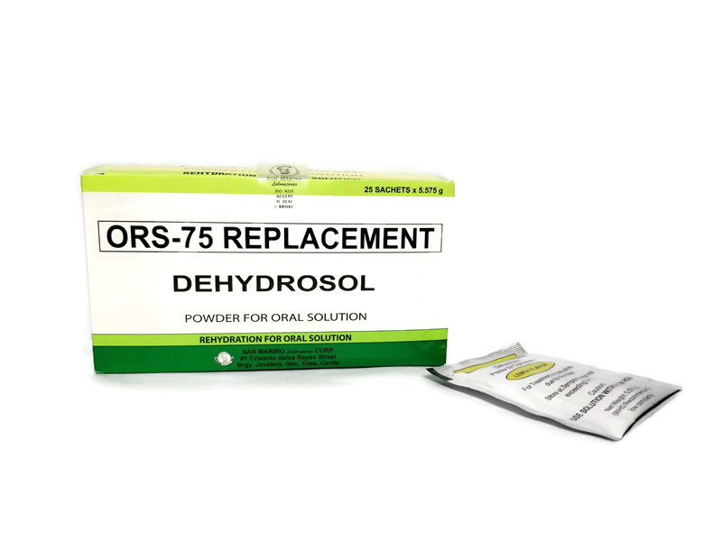 DEHYDROSOL Oral Dehydration Salt 25 sachet ( For Dehydration ) Expiry