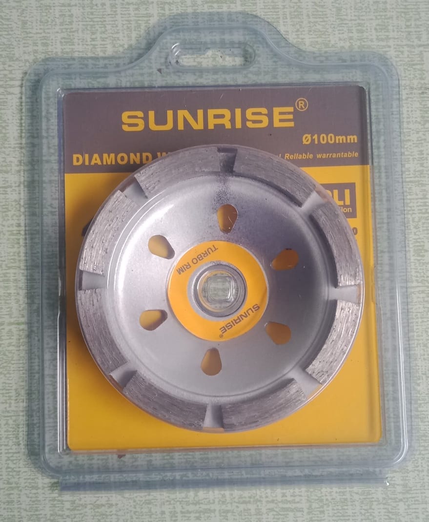 Sunrise diamond cup wheel 4" S2013 Lazada PH