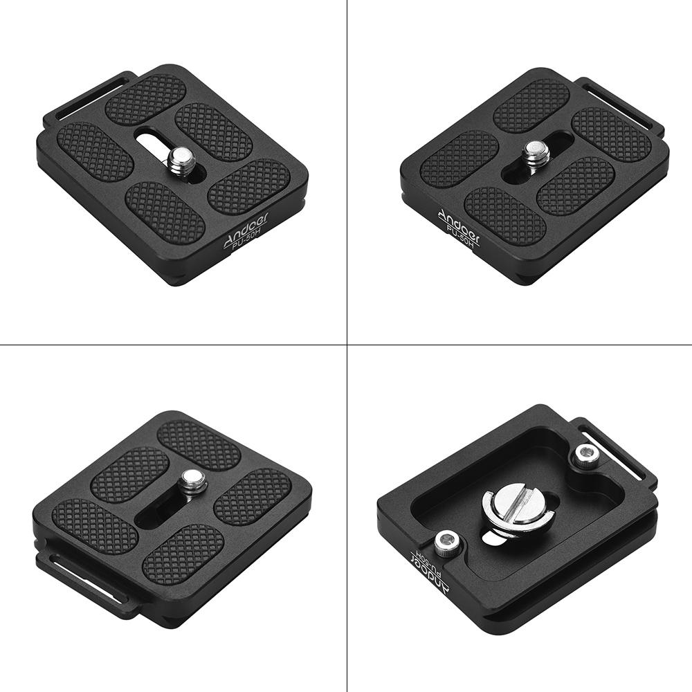 Andoer PU-70H 70mm Quick Release QR Plate with Attachment Loop for Arca Swiss Tripod Head