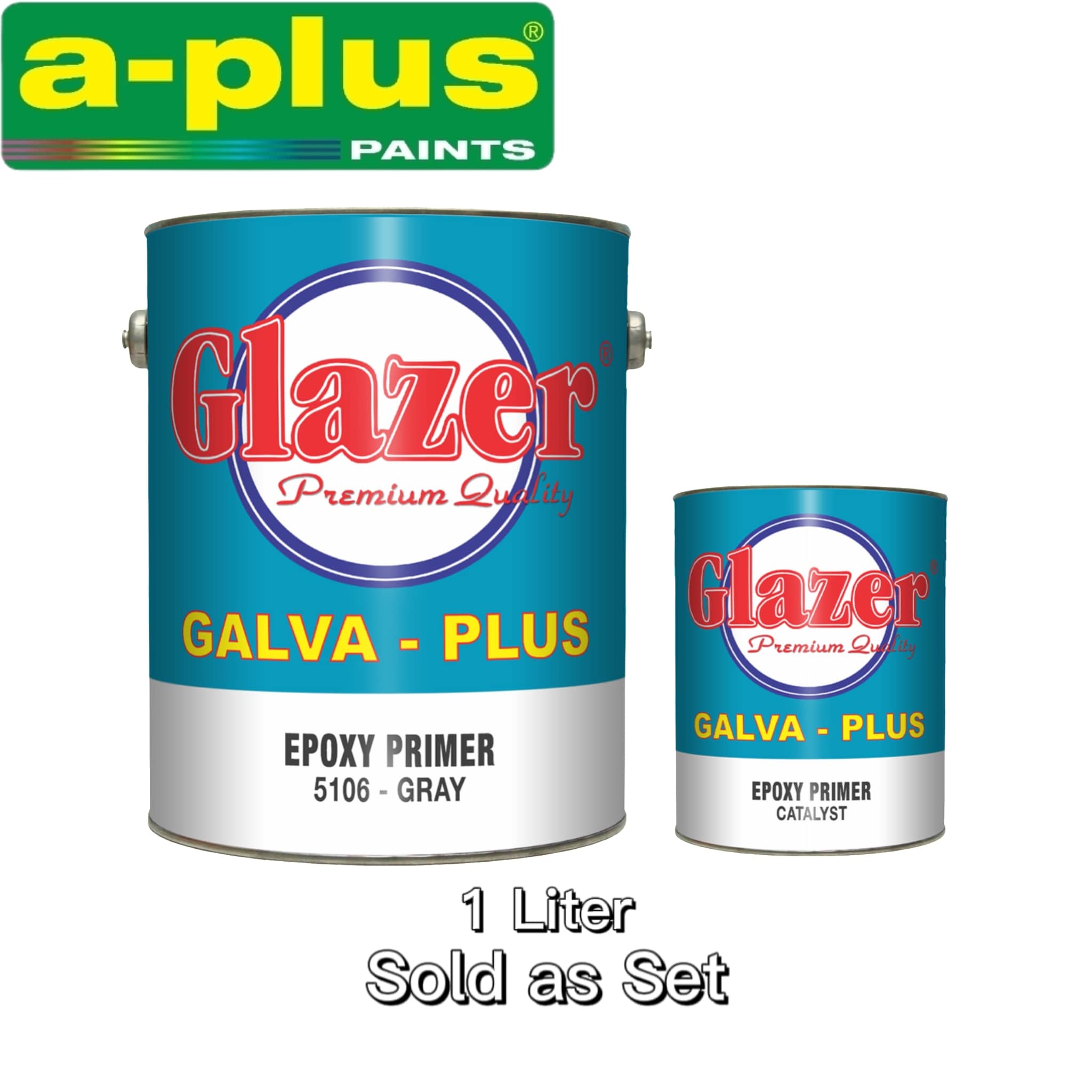 Glazer Epoxy Primer Gray with Catalyst 1 Liter & Gallon Lazada PH