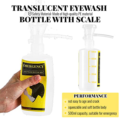 CGOLDENWALL Eye Wash Station Portable Eye Wash Kit for Emergency