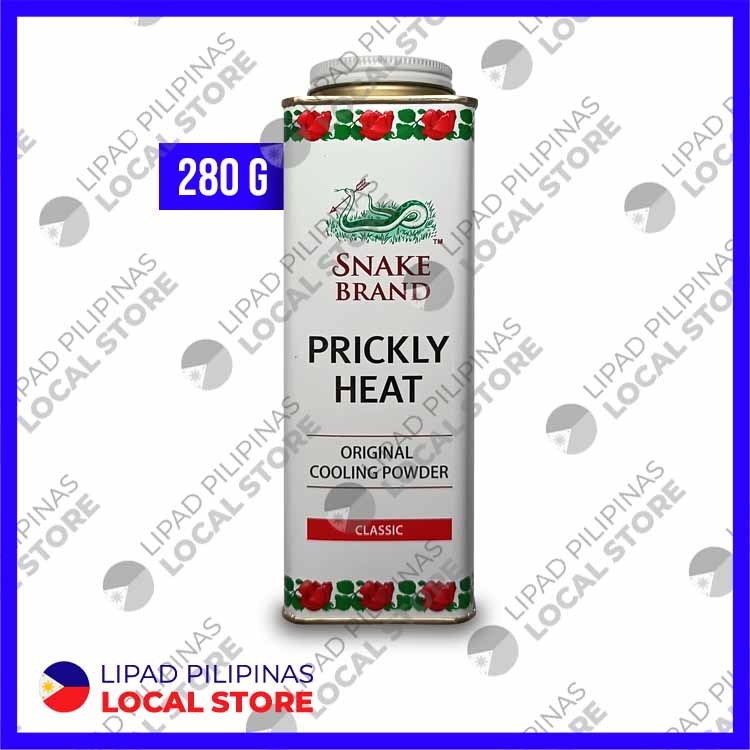 Snake Brand Prickly Heat Cooling Powder Classic 140g 280g Original