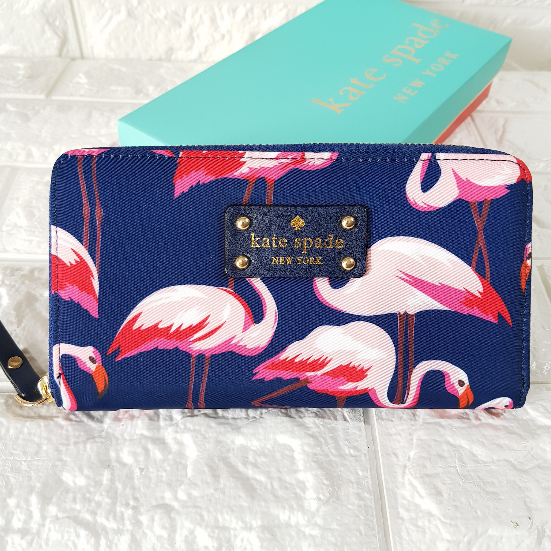 Kate spade hot sale wallet flamingo