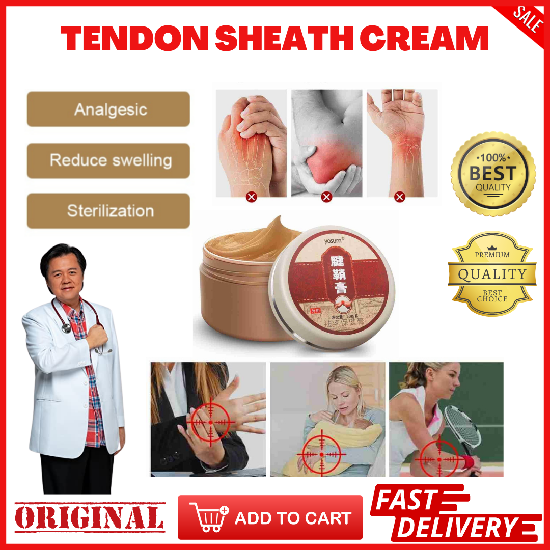 ️100 ORIGINAL Tendon Sheath Therapy Tenosynovitis Creams Pain Oil 50g