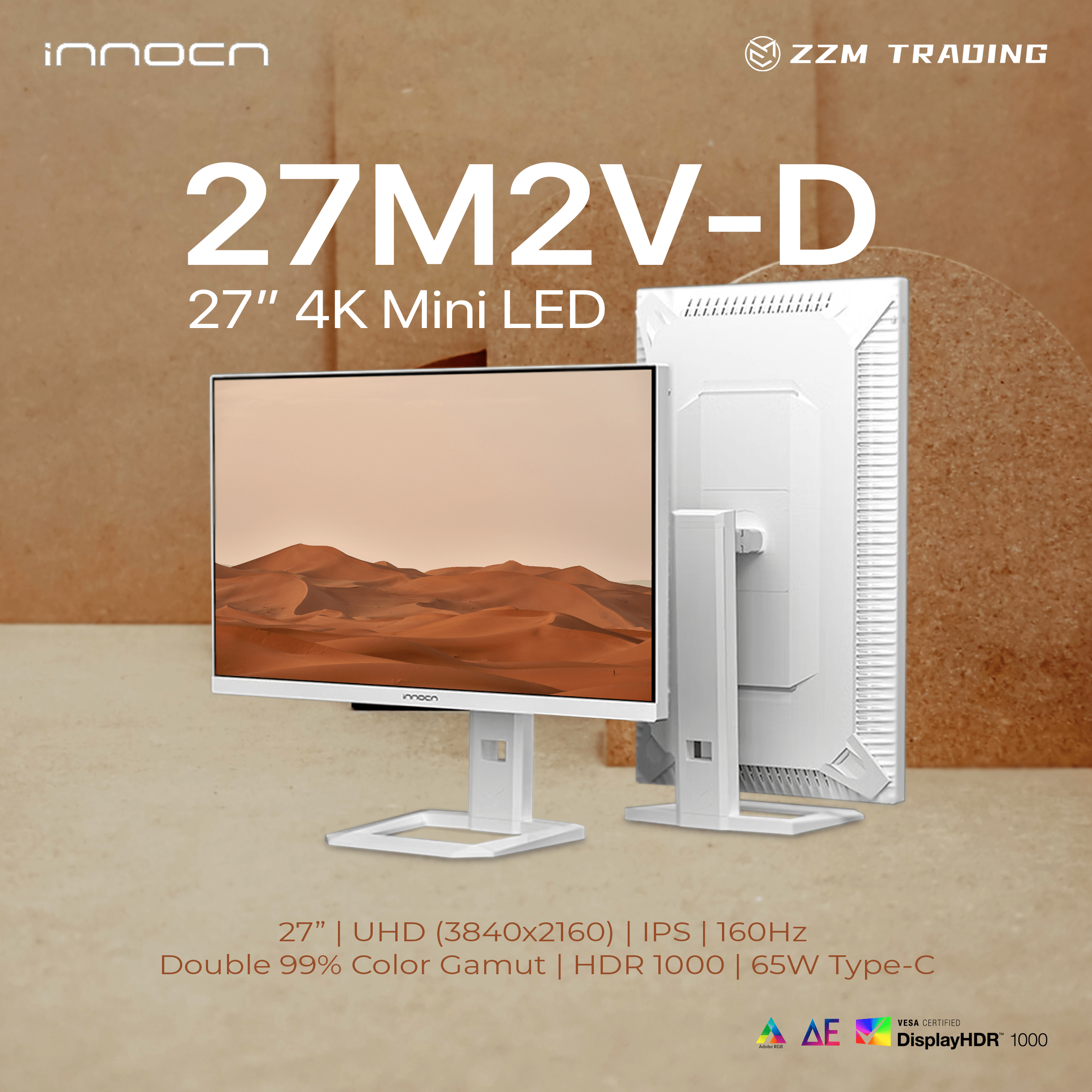 INNOCN 27 4K Mini LED Monitor - 27M2V