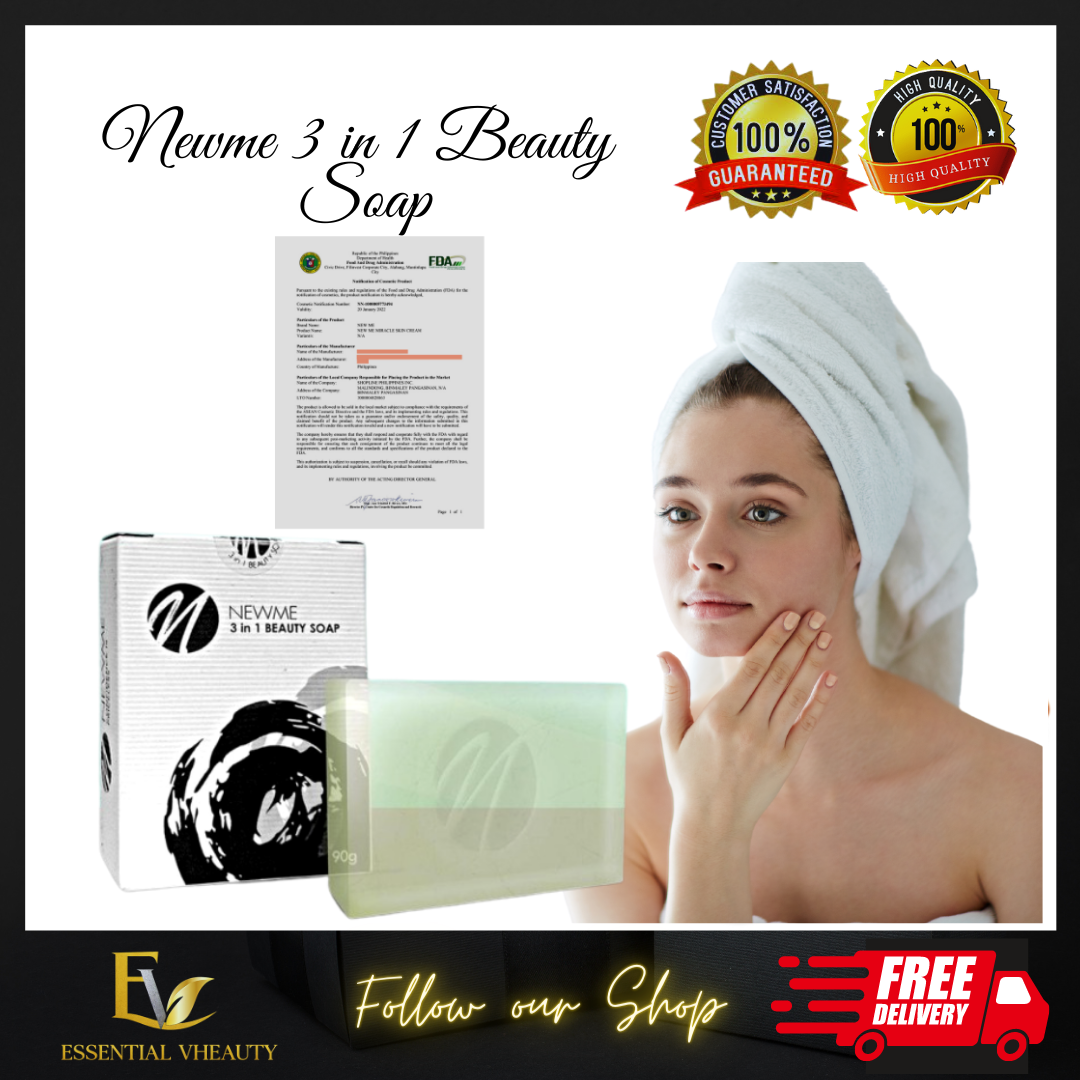 🧼Newme 3 in 1 Beauty Soap Sale🧼 Whitening Soap for Whole Body Effective