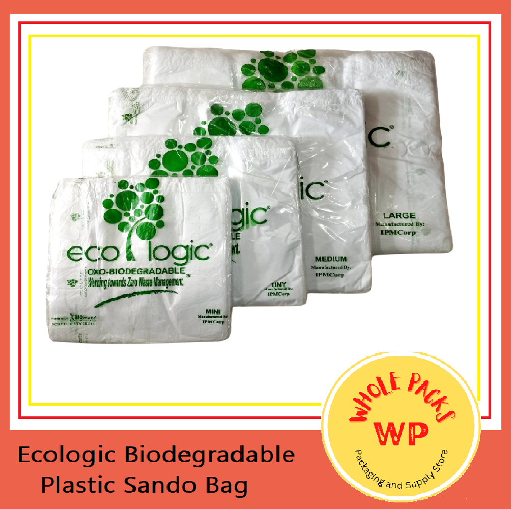 whole Packs Ecologic Biodegradable sando bag all purpose Plastic