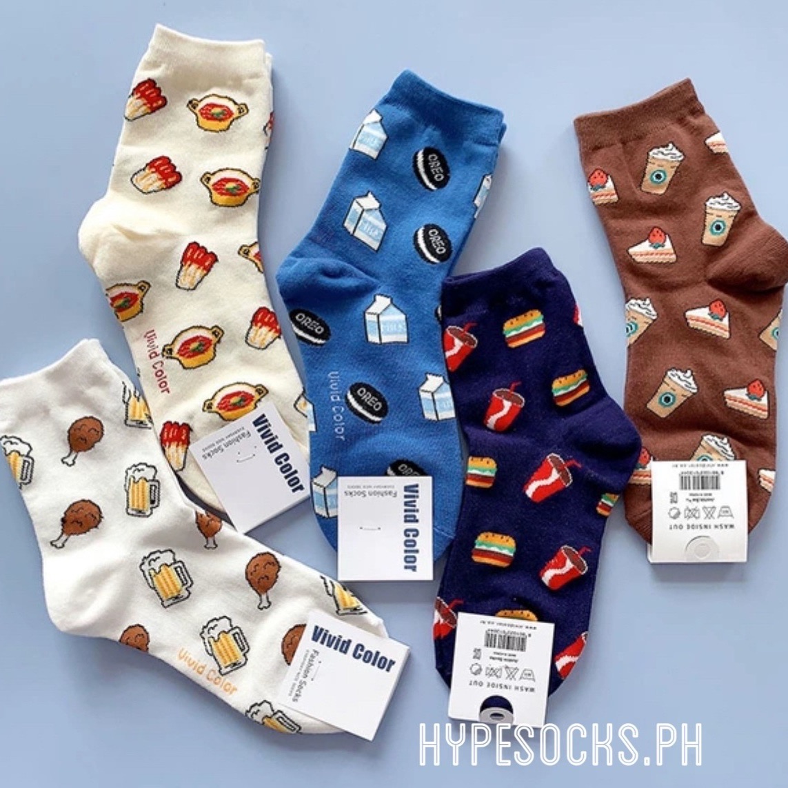 Hype Socks Food Iconic Socks Lazada PH
