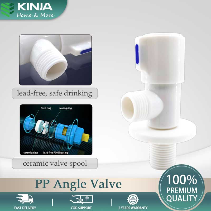 KINJA Angle Valve plastic shower valve One Way Cold and Hot General 1/2