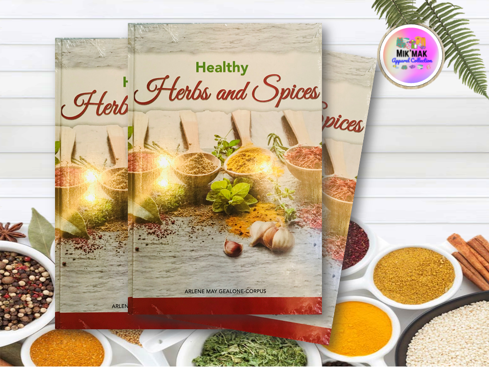 Healthy Herbs and Spices Book by ★ Mik'Mak Apparel Collection ★ Lazada PH
