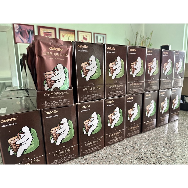 9 1 Delaffe Coffee Sweet Americano Black Americano Protein Choco Peach