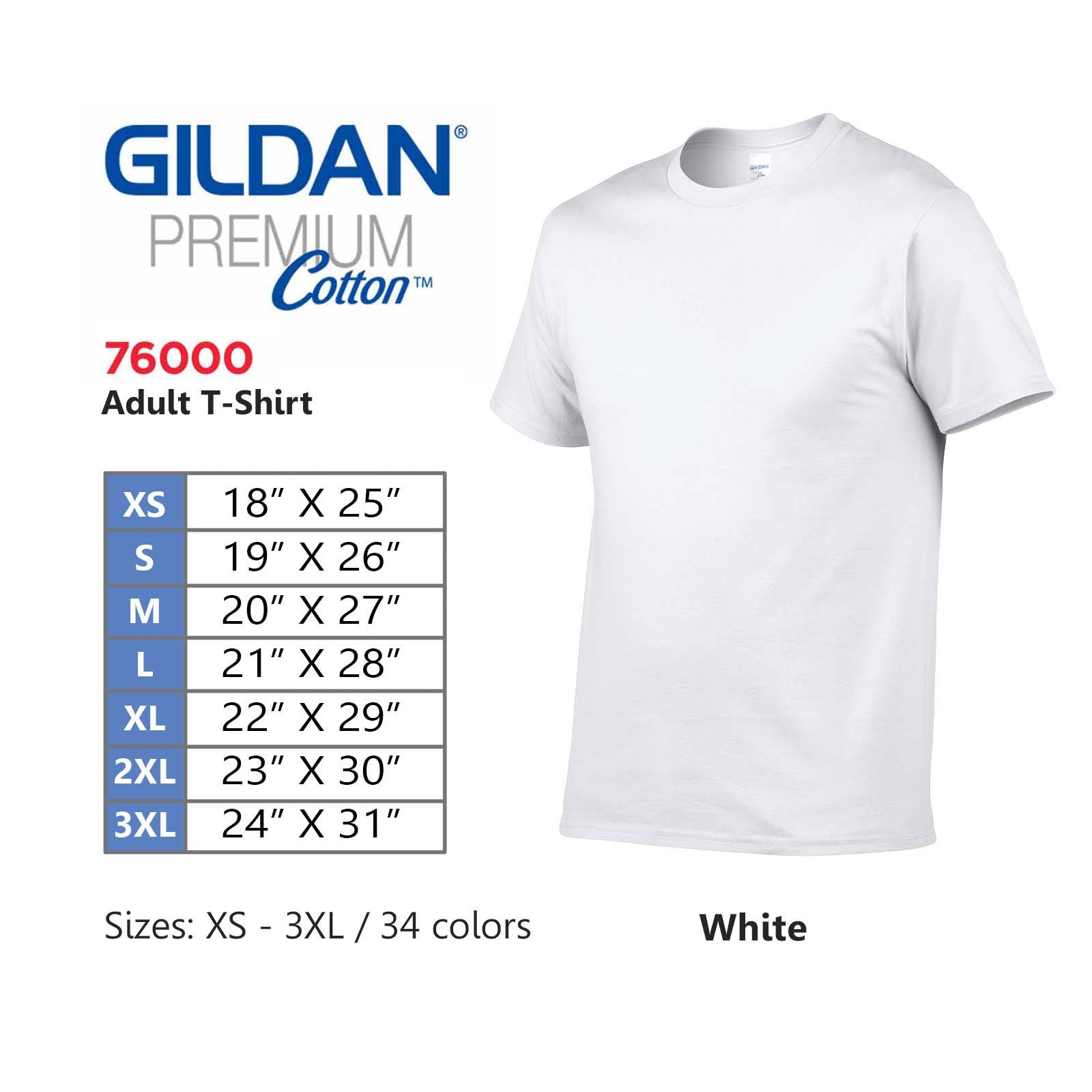 Gildan 76000 Premium Cotton Adult T-Shirt