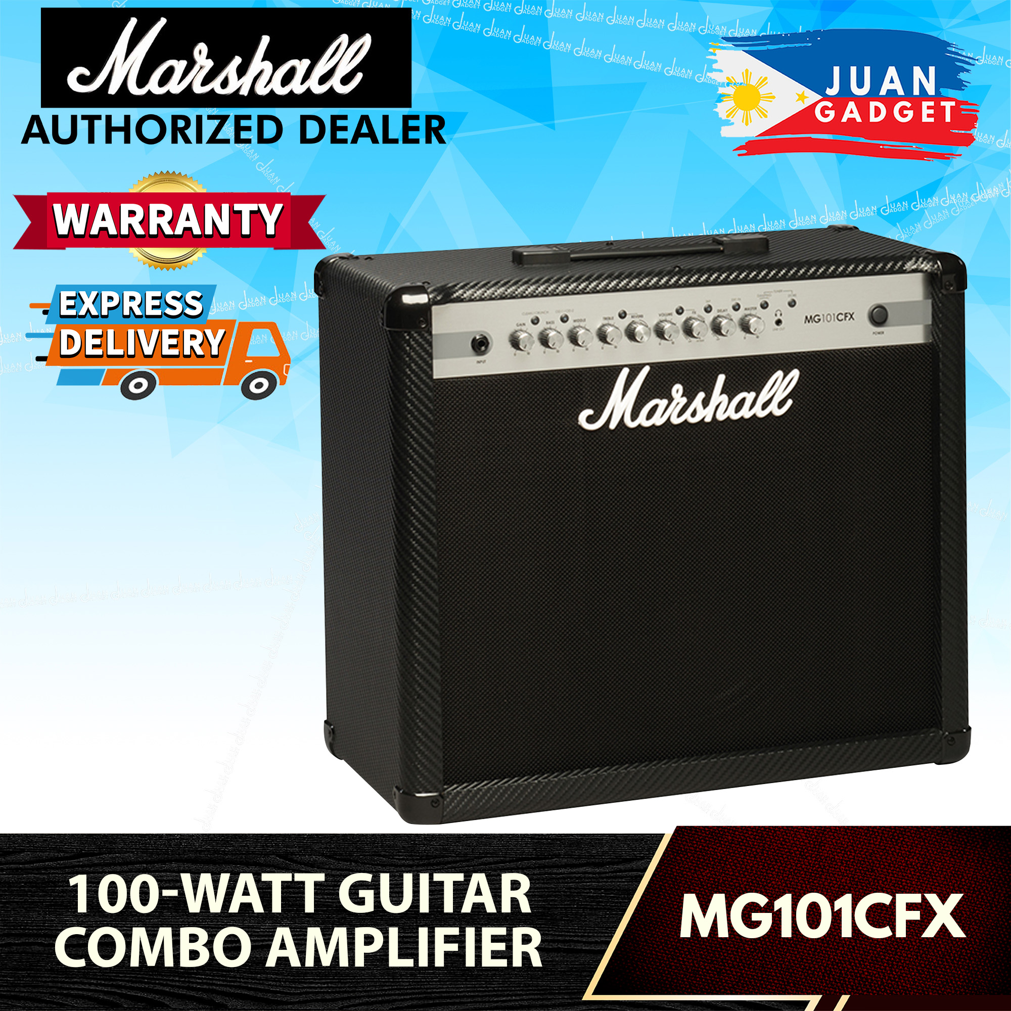 100W】Marshall ギターアンプ MG101CFX - アンプ