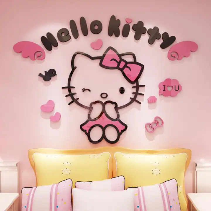 Celina Home Textiles Cartoon Character Acrylic 3d Wall Stickers Painting Living Room Bedroom Wedding Room Background Wall Room Decorations Sd12