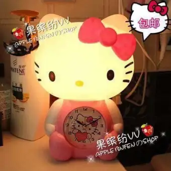 Hello Kitty Table Lamp Desk Lamp With Clock Lazada Ph
