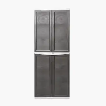 Megabox Click Lock Wardrobe Cabinet Gray Lazada Ph