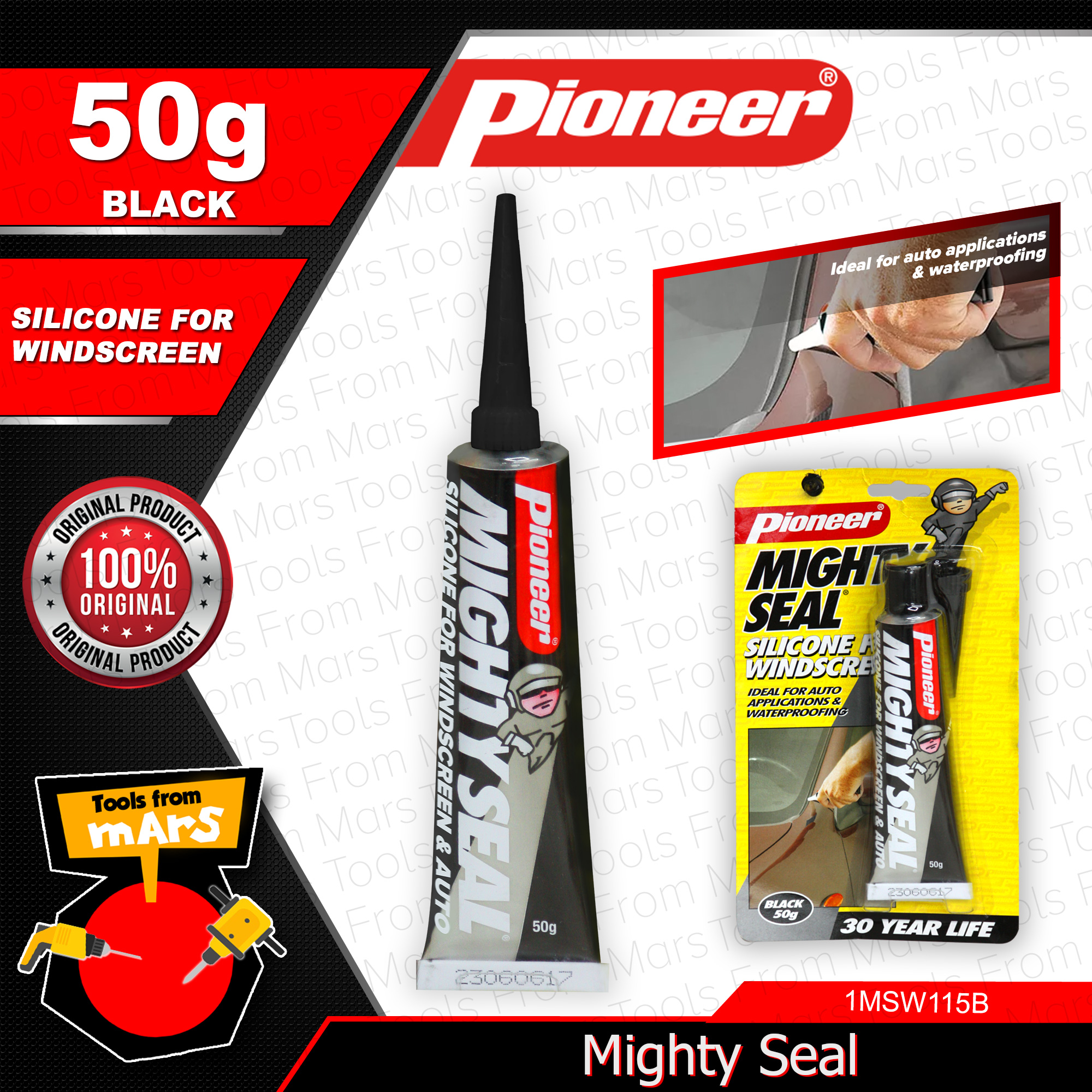 PIONEER Migthy Seal 85G Translucent 50G WindScreen All Purpose