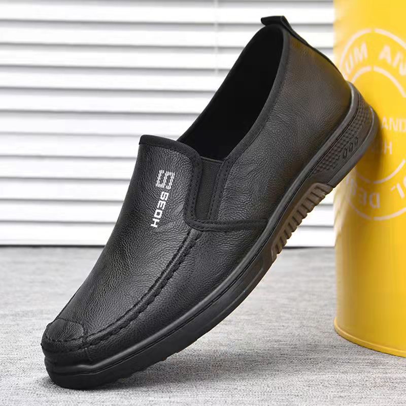 Jolly Black Shoes Rubber Casual Fashion Slip On Rubber Shoes For Men ...