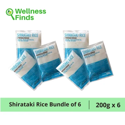Shirataki Rice Bundle of 6 I Keto Approved I Low Carb Approved
