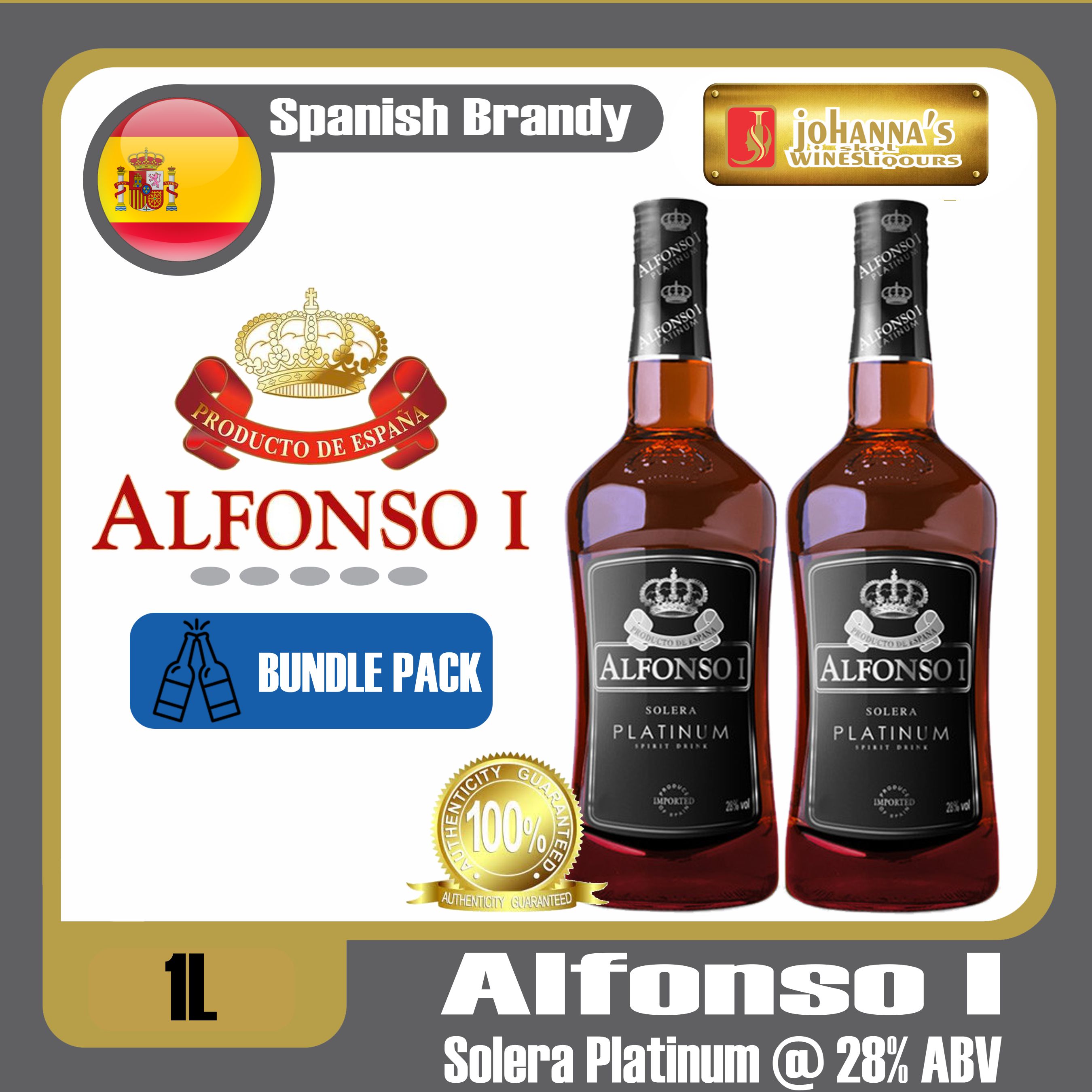 Alfonso I Platinum Solera Brandy 1l Bundle Pack Lazada Ph