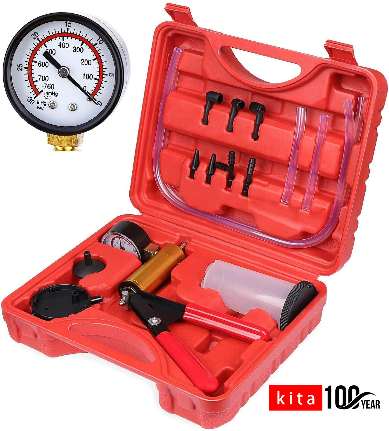 (( Manual Vacuum Pump Kit )) Vacuum Brake BleederPistol Pump Tester
