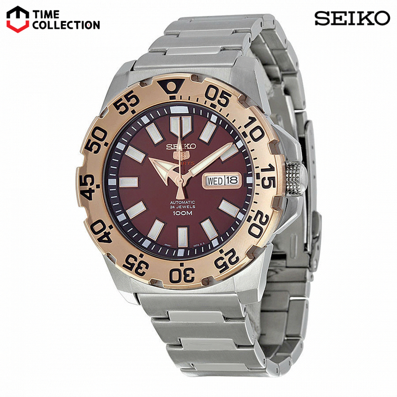 Seiko 5 Sports Monster SRP488K1 Automatic Watch for Men s w 1