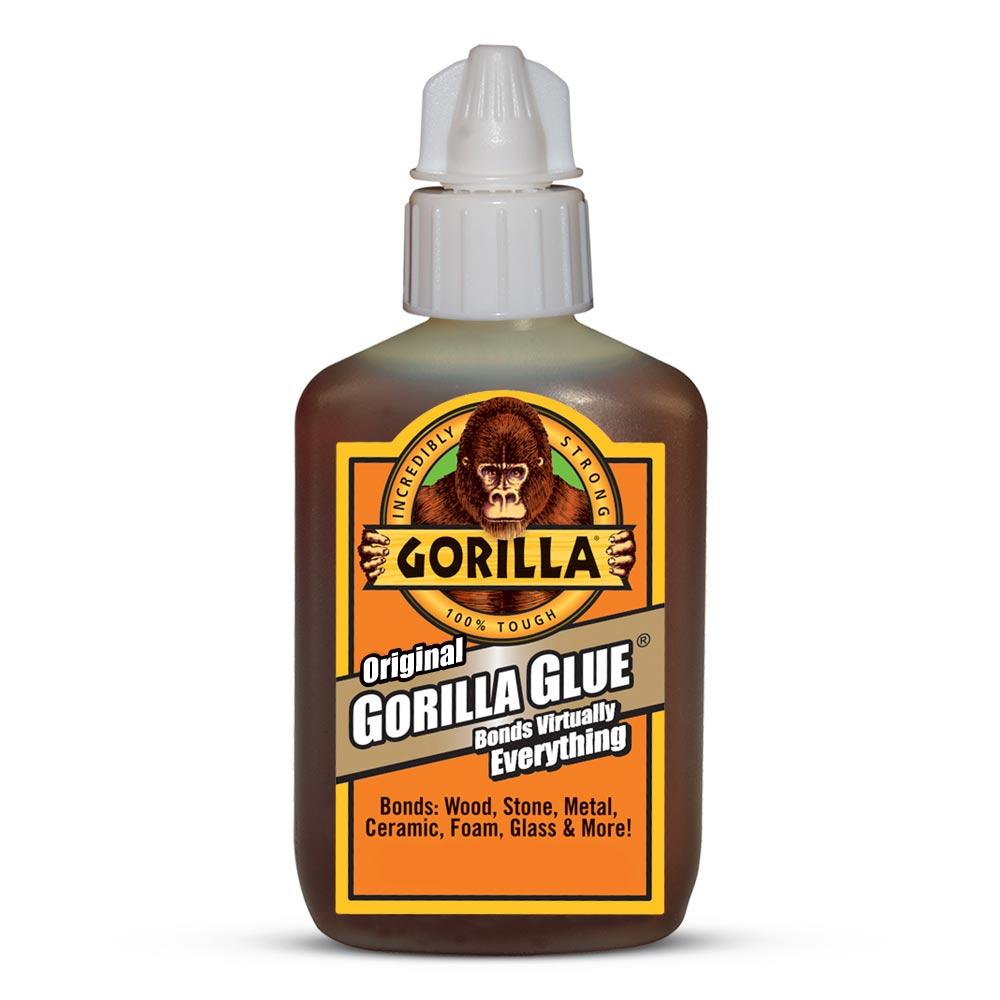 Gorilla Original Gorilla Glue, Waterproof Polyurethane Glue, 2 ounce