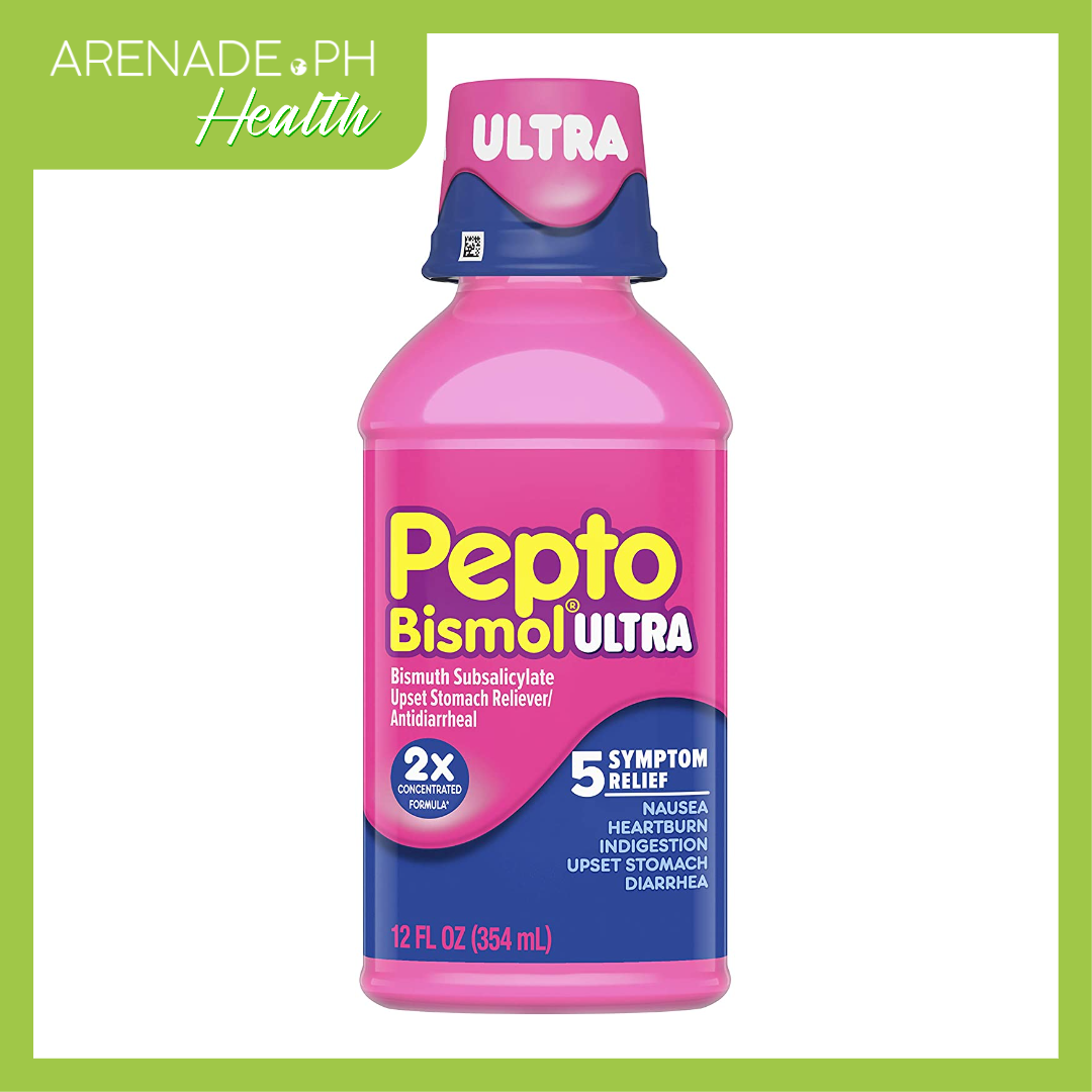 Pepto Bismol Ultra 5 Symptom Relief Liquid, Original (12 fl.oz