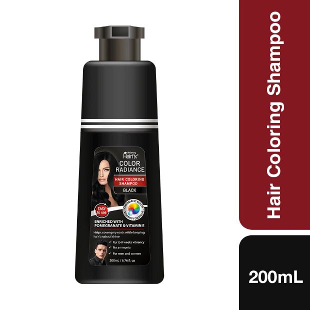 HAIRFIX HAIR COLOR SHAMPOO BLACK 200ML Lazada PH