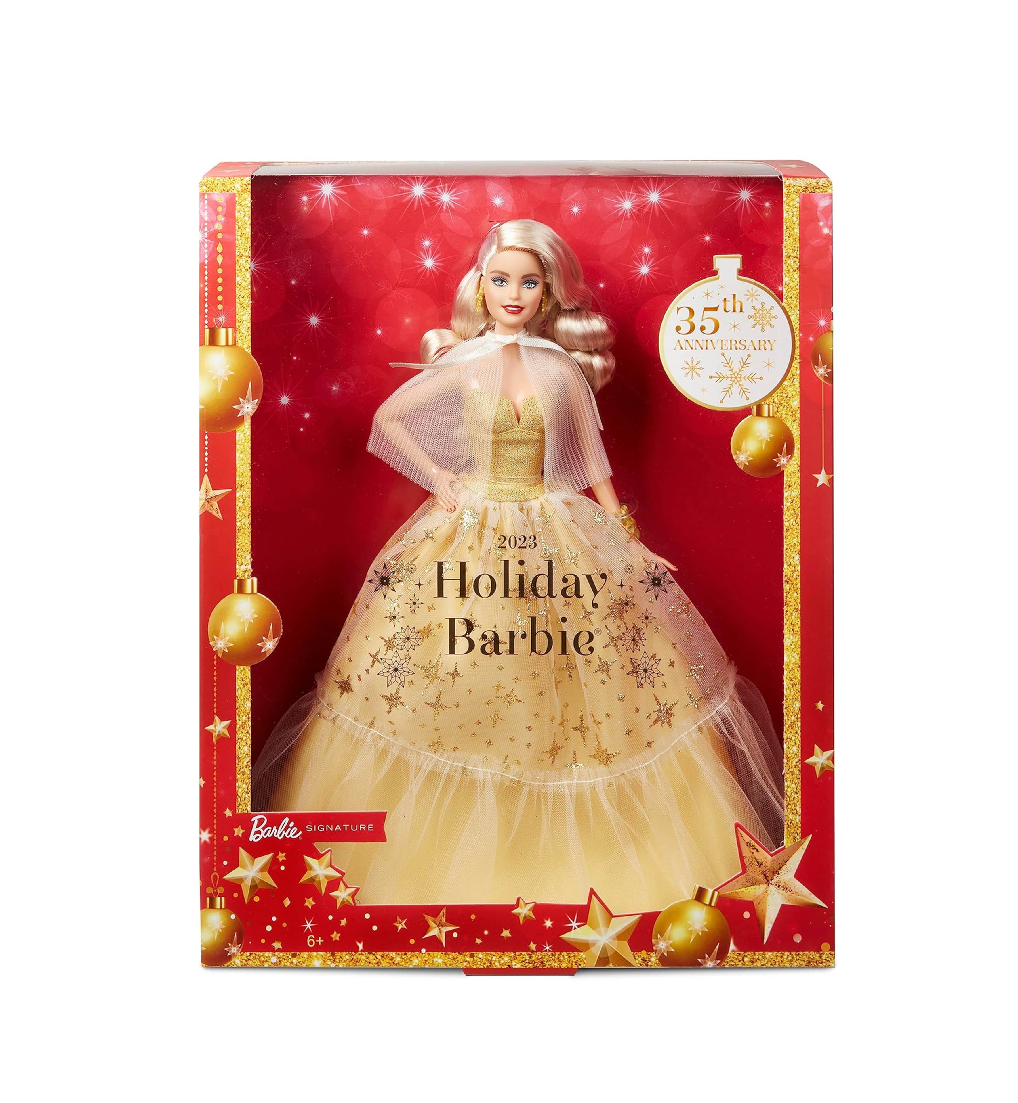 2023 Holiday Barbie Doll, Seasonal Collector Gift, Barbie Signature, G