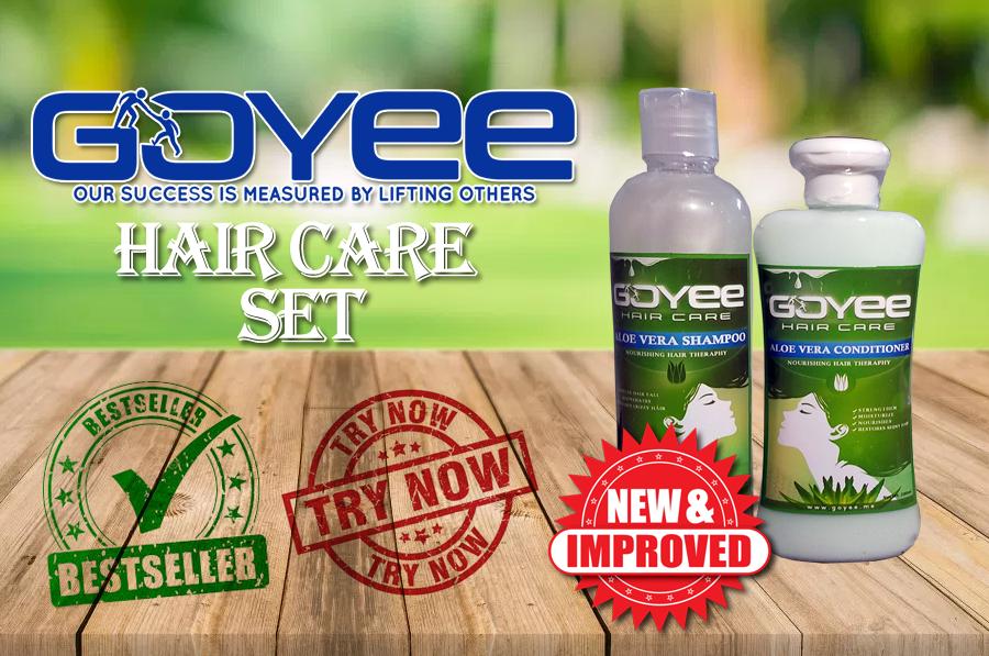 K3 Shop Authentic Goyee Hair Care Set 1 Bottle Aloe Vera Shampoo 250ml And 1 Bottle Conditioner 200ml Effective Hair Grower Hair Loss Treatment Anti Baldness Anti Hair Fall Shampoo And Conditioner