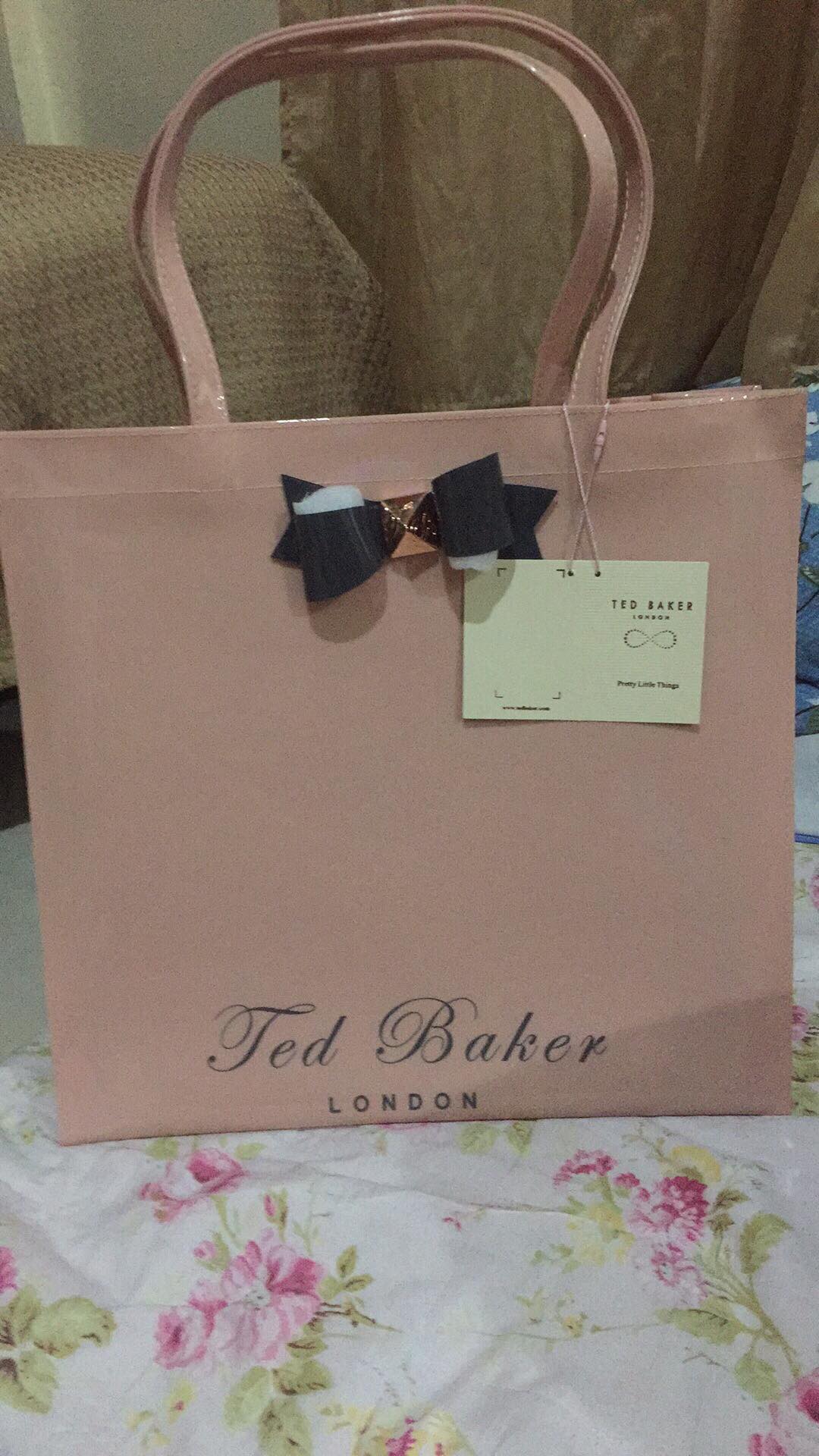 Buy Ted Baker Women Pink Small Crosshatch Tote Bag Online - 902361 | The  Collective