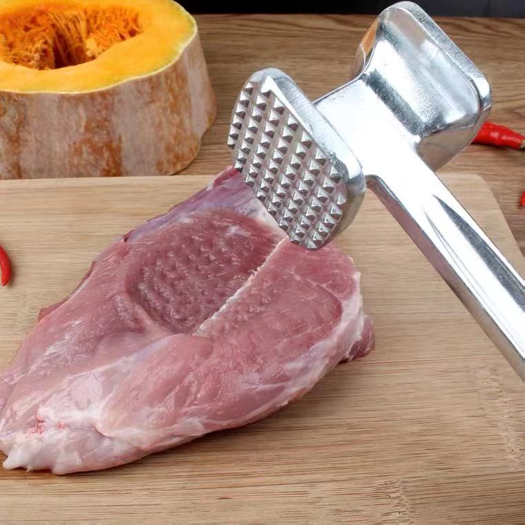farfi Two Sides Meat Hammer Mallet Beef Tenderizer Steak Beater Kitchen  Cooking Tool
