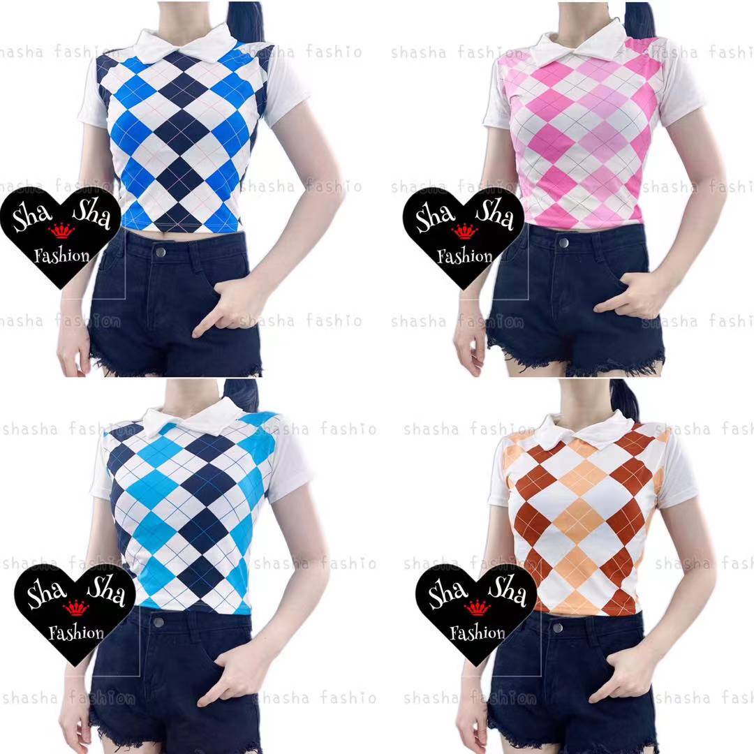 Women's Argyle Golf Sweater Vests