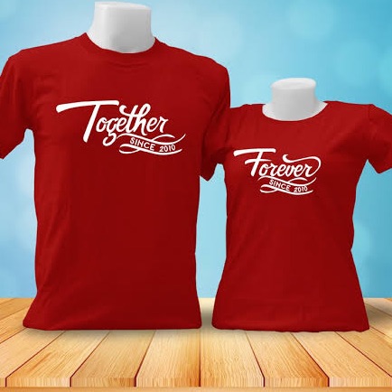 Couple Shirt Together forever | Lazada PH