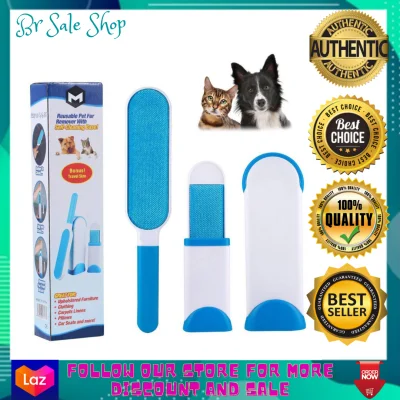 Best Seller "Reusable Pet Fur Remover w/ Self Cleaning Base" Pet Fur and Lint Dust Remover Pet Accessories Reusable Pet Fur Remover Remover Reusable Pet Hair Remover Brush Lint Roller Self Cleaning Cat Dog Fur Hair Dust Removal Brush for Clothes