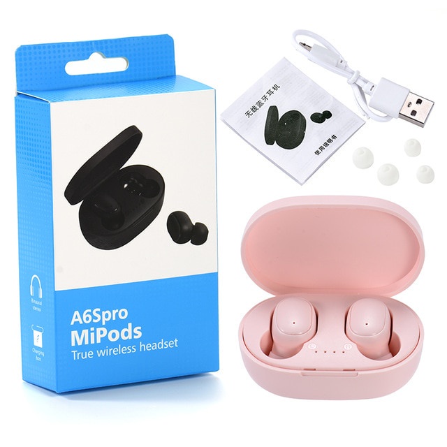 A6S Earbuds Wireless Airpods for Android Earpods Bluetooth Earphones