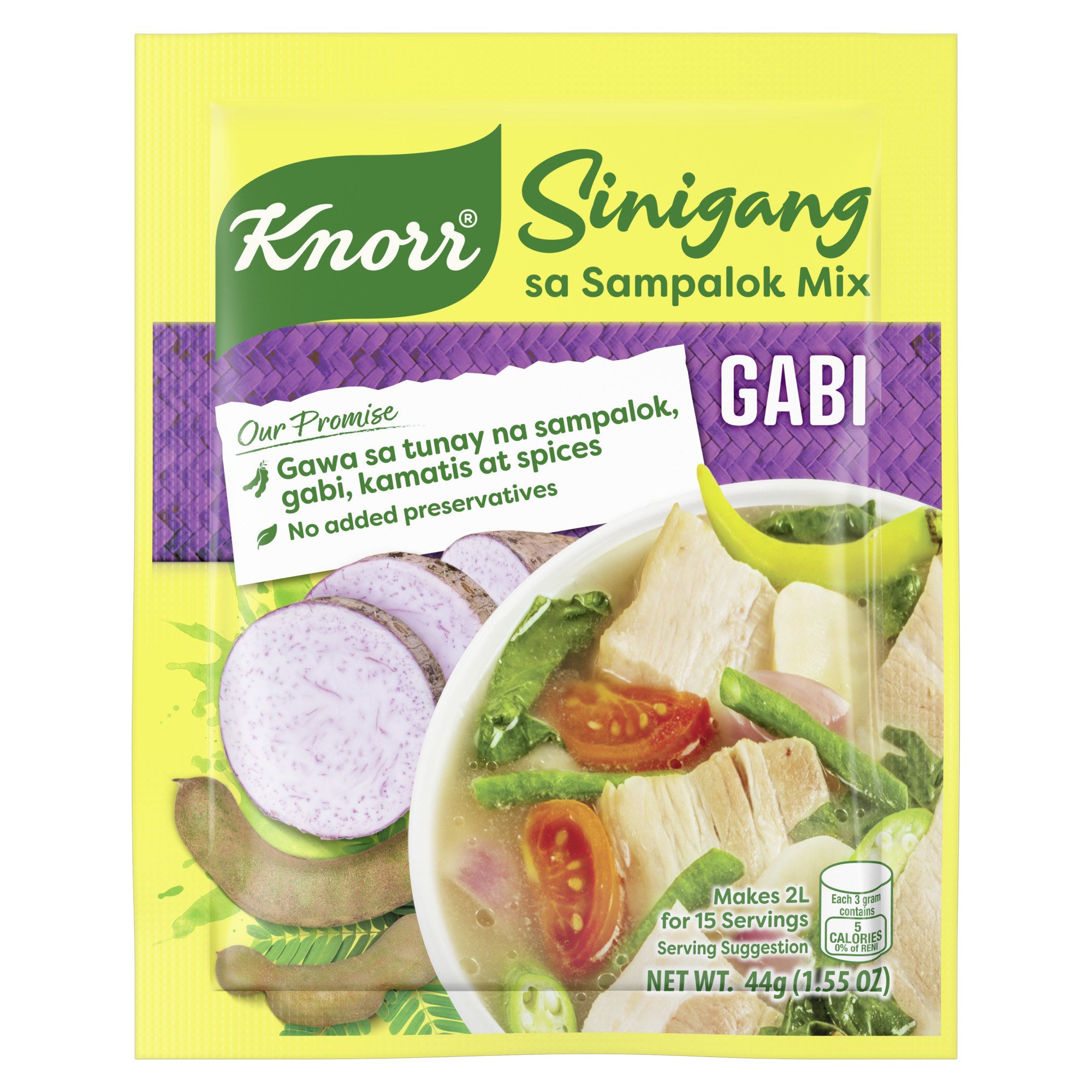 Knorr Sinigang na may Gabi 44g 44G Healthier Choice Sachet