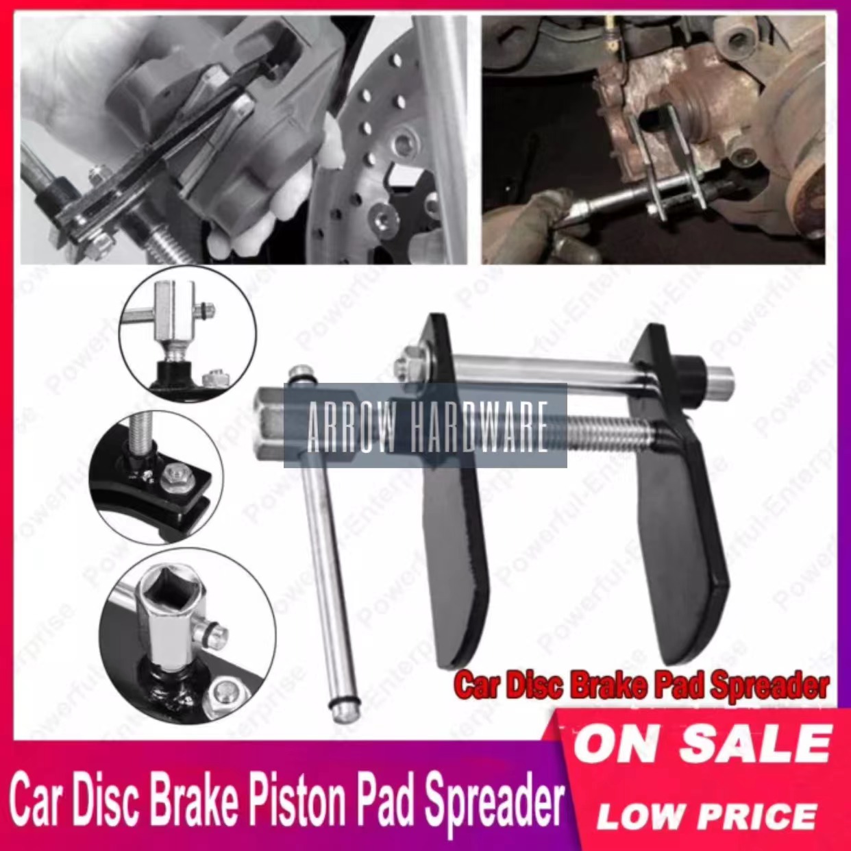 Universal Auto Car Disc Brake Piston Pad Spreader Separator Piston Auto Caliper Hand Tool Brake