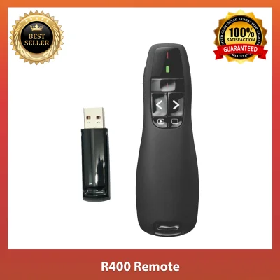 Logitech R400 Laser Presentation Remote / Presenter (Black)