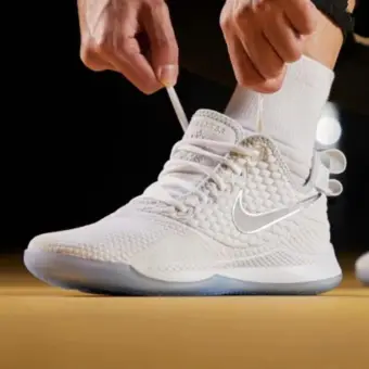 all white lebron james shoes