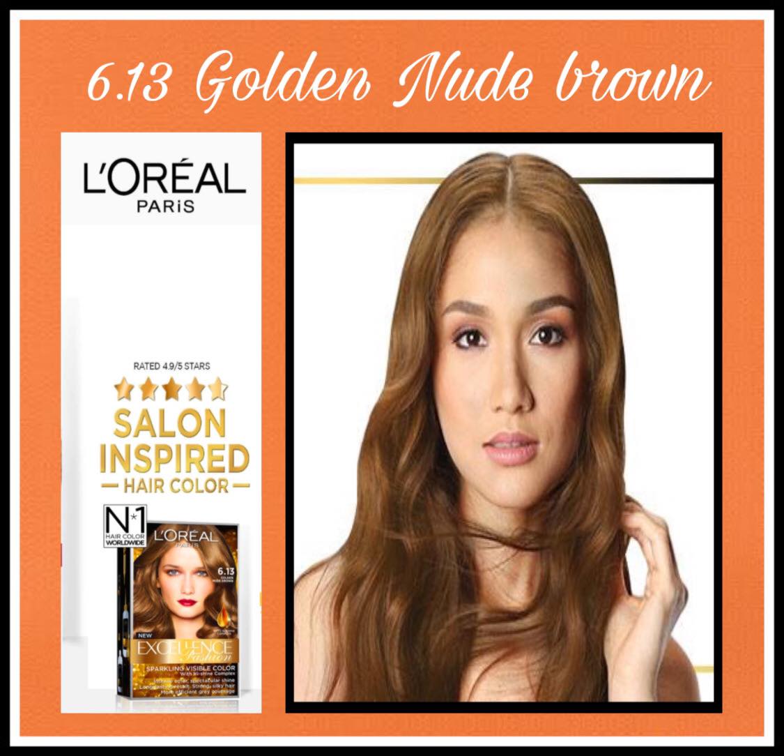 Hair color LOREAL Excellence Fashion  Golden Nude | Lazada PH