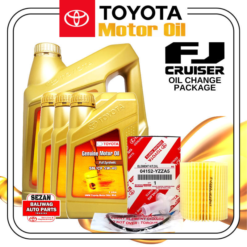 5W-40 FULLY SYNTHETIC 7 LITERS ORIGINAL TOYOTA OIL FJ CRUISER 2006 ...