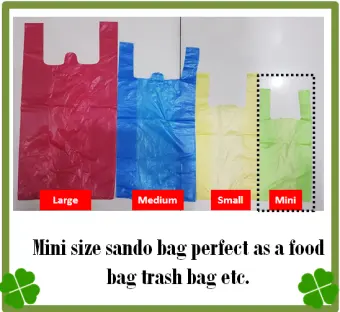 plastic bag size